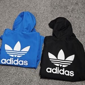 NWT: Mens Blue Adidas Trefoil Jacket- Medium